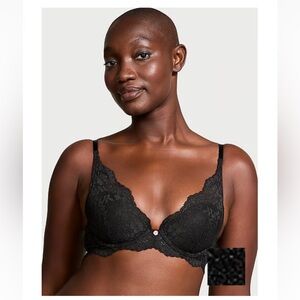 Love Cloud Lightly Lined Plunge Bra 38D